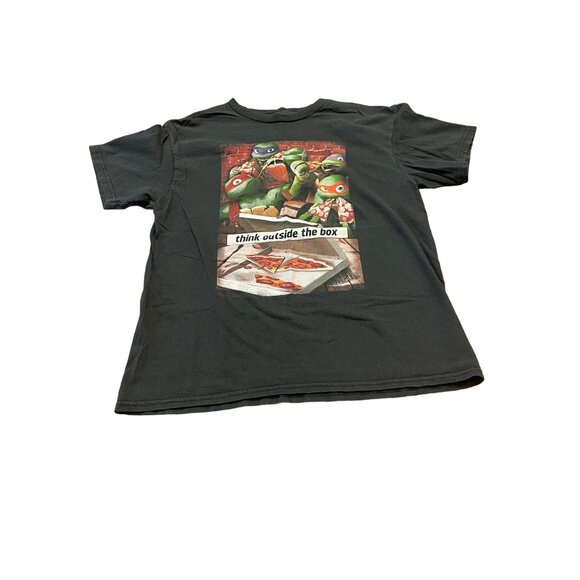 Nickelodeon Teenage Mutant Ninja Turtles T-Shirt Boys 10/12 Black #Y-5-18-0 - Picture 1 of 6